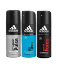 Adidas Dynamic Pulse, Ice Dive & Team force Deodorant for Men-150ml Each