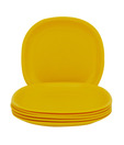 Incrizma Yellow 6 Pcs Square Dinner Plate