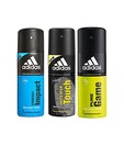 Adidas Fresh Impact, Intense Touch &  Deodorant for Men-150ml Each