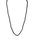 Addons Red & Blue Beaded Single Strand Necklace