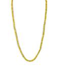Addons Yellow Beaded Single Necklace