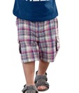 ShopperTree Multi Checks Shorts For Kids