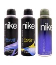 Nike Blue Wave,  Cool Wind &  Original Deodorant for Men-200ml Each