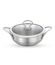 Praylady Classy Kadai With Glass Lid