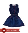 612 Ivy Blue Denim Tunic Dress For Kids