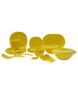 Incrizma Yellow 44 Pcs Square Dinner Set