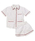 ShopperTree White Polka Boys Nightsuit For Kids