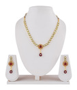Adhira Charming Golden Plated Necklace Set