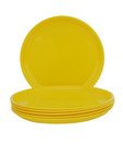Incrizma Yellow 6 Pcs Round Dinner Plate