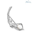 Johareez Sterling Silver Pearl Brooch