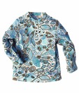 ShopperTree Blue Printed Kurta