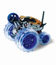Toy House 7 Channel R/C Cyclone Wheel Stunt 360 Degree Rolling Car (Purple)