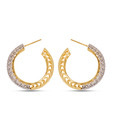 Ada CZ Cluster Studded Glistening Earrings