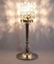 Golmaalshop Candle Stand With Crystal Holder
