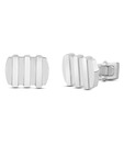 Peora Sturdy Stainless Steel Designer Cufflinks