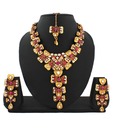 Utsavi Glitzy AD Traditional Kundan Necklace Set