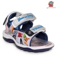 Tom And Jerry Silver & Navy Blue Sandals