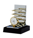 Antraa Table Top Watch Showpiece With Pen Holder