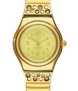 Swatch Swanky Golden Watch