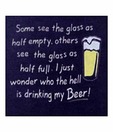 Ankit My Beer Quote Coaster Set - 6 Pcs