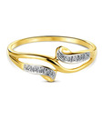 Sanskruti Designer Diamond Sterling Silver Ring