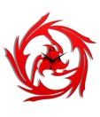 Panache Trendy Red Chakri Wall Clock