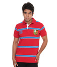 Raves Red & Blue Polo T-Shirt