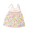 Isabelle Pink Floral Frock For Kids