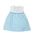 Isabelle Blue Sleeveless Frock For Kids