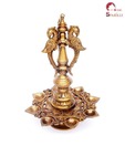 Home Sparkle Elegant Peacock Diya Stand