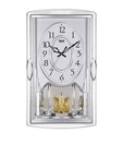 Ajanta Grey & White Musical Wall Clock