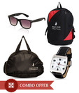 PCBC Watch, Sunglasses, Gym Bag & Duffle Bag Combo