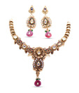 Magan Pearls Finely Crafted Festive Necklace Set