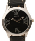 Adine Black Roman Hour Markers Watch