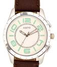 Adine White Bold Arabic Hour Markers Watch