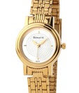 Sonata Luxurious White Dial Watch