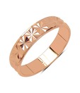Johareez Rose Gold Plated Stainless Steel Ring