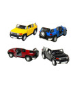 Set of 4: 5 Toyota FJ Cruiser 1:36 Scale (Black/Blue/Red/Yellow)