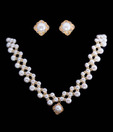Magan Pearls Pretty Fresh Water Pearl Necklace Set