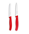 Victorinox Tomato & Paring Knife Swiss Classic Wavy - Red