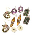 Mee Jewels Set Of 5 Trendy Earrings Super Saver Combo