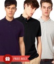 Jonnie Navy-Black-Grey Pack of 3 Polo T Shirt