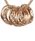 Addons Golden Rings Pendant