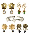 Kshitiz Jewels Four Earrings & Bracelet Combo
