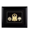 Forever Shri Temple Balaji Gold & Austrian Chaton Adorned Frame