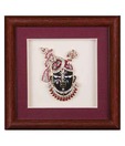 Forever Holy Shrinathji Austrian Chaton Adorned Frame