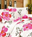 Home Candy Splendid Flowery Double Bed Sheet