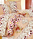 Home Candy Floral & Dots Double Bed Sheet