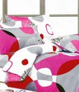 Home Candy Geometric Double Bed Sheet