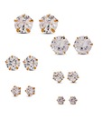 Diva Art Sparkling AD Studs - Set Of 4
